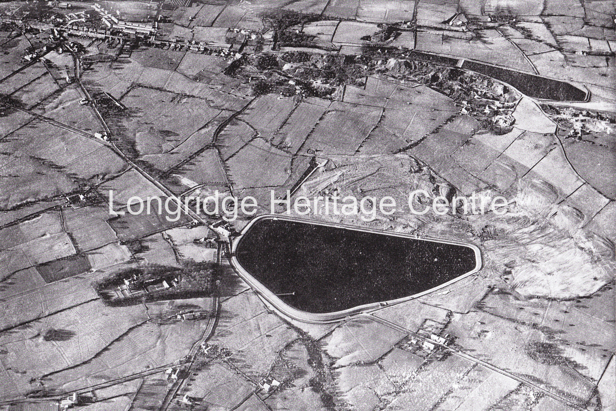 464 - Aerial View - Spade Mill Reservoir - 1950